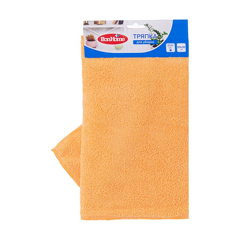 Тряпка для уборки, BonHome, 50х30 см, в ассортименте