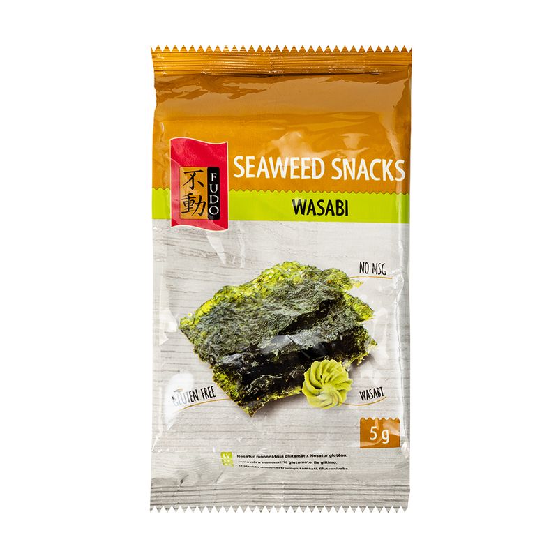 Закуска из морских водорослей с васаби, FUDO, 5 г