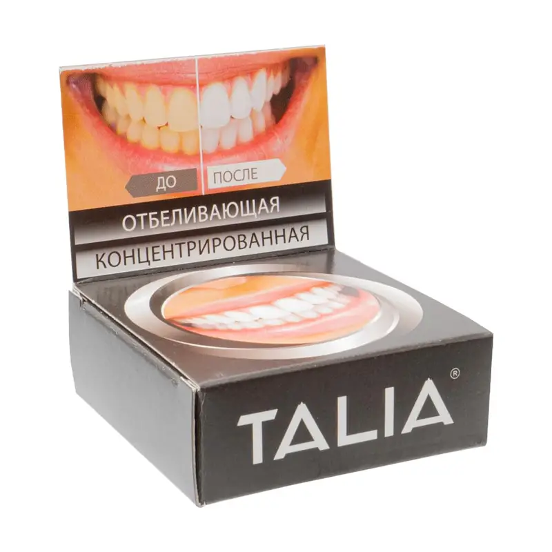 Зубная паста "Отбеливающая", Talia, концентрированная, 30 г, в ассортименте