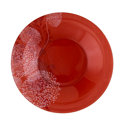 Тарелка суповая "Luminarc Piume Red", ∅21 см