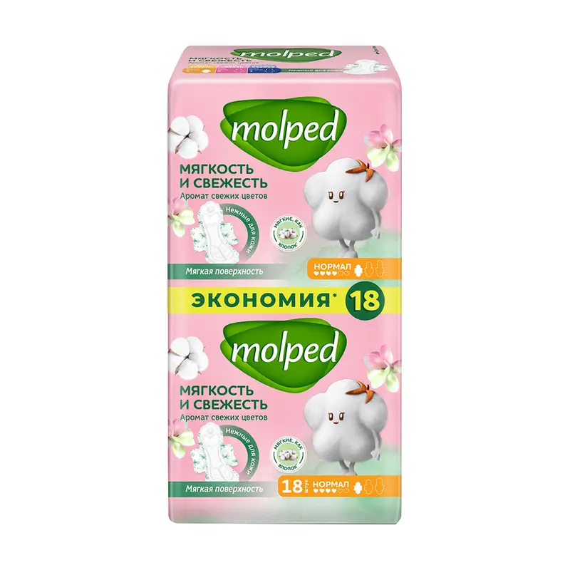 Прокладки "Normal", Molped, 18 шт.