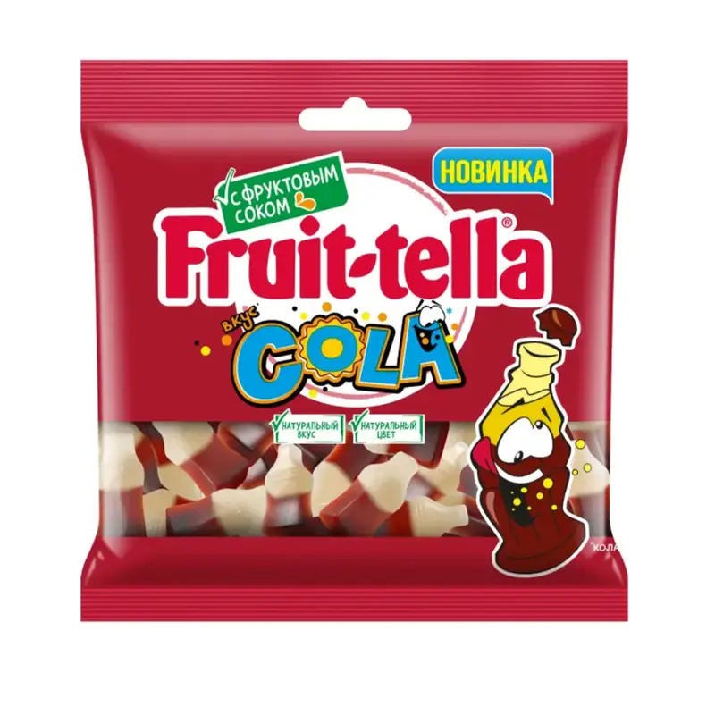 Мармелад со вкусом колы, Fruittella, 100 г