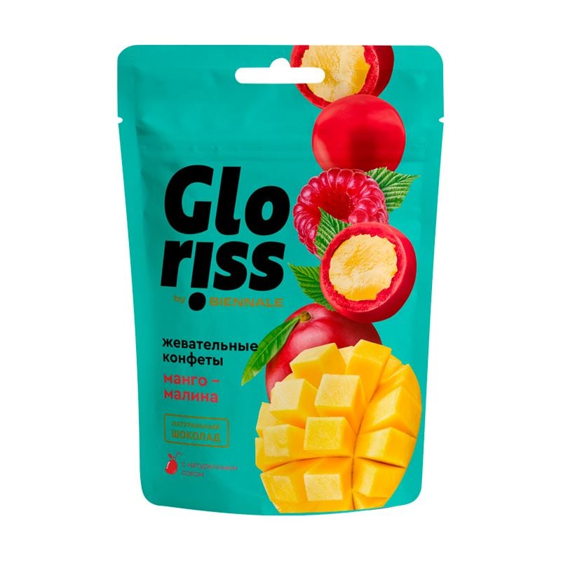 Конфеты жевательные в шоколаде, Gloriss, 75 г, в ассортименте