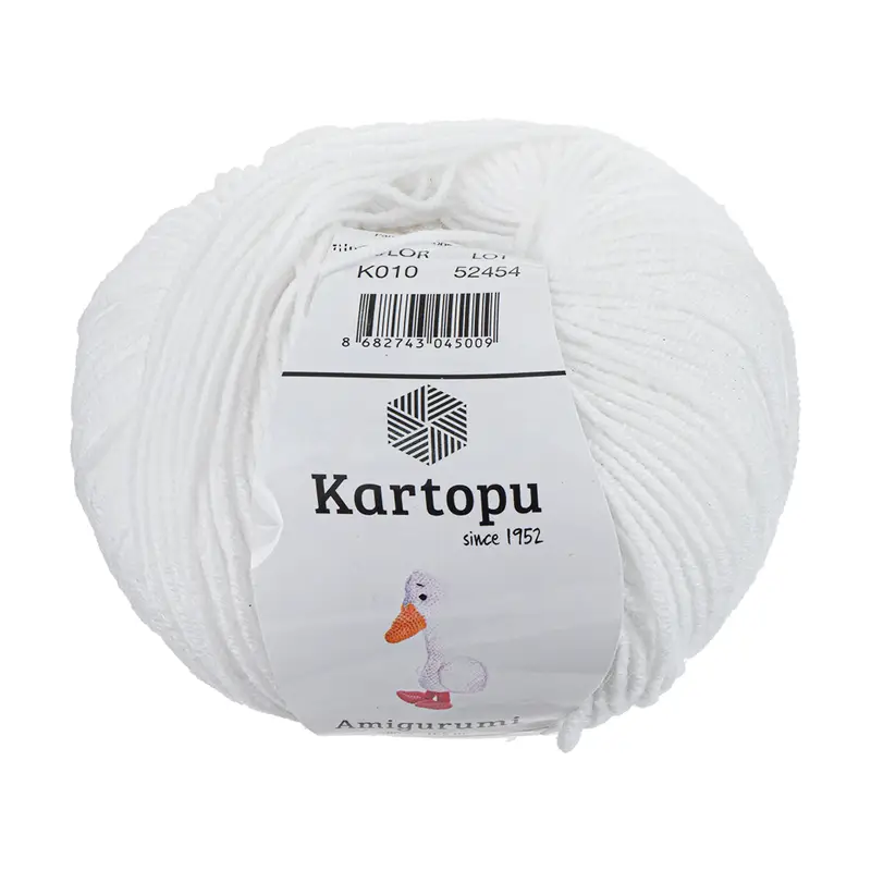 Пряжа для ручного вязания, Kartopu, 50 г, 165 м, в ассортименте