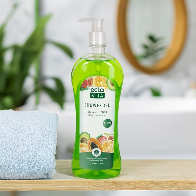 Гель д/душа Ectavita Shower Fruits 1Л