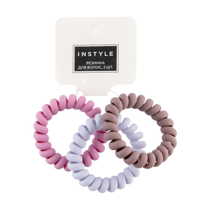 Резинка для волос, InStyle, 3 шт., в ассортименте