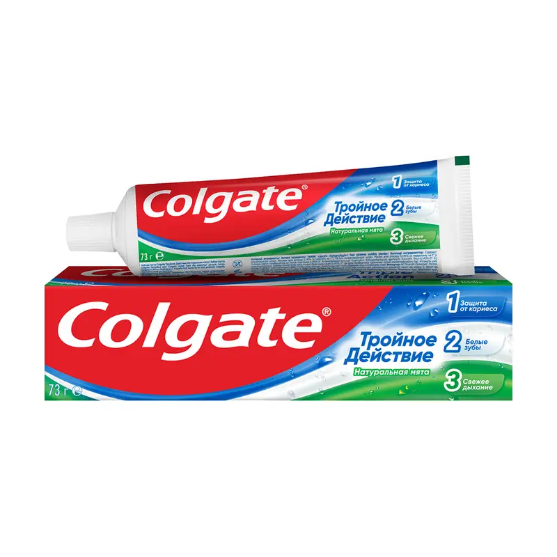 Зубная паста "Тройное действие", Colgate, 50 мл