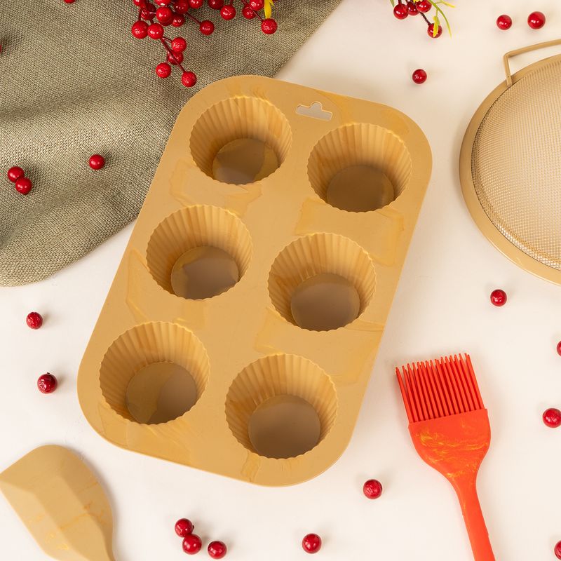 Форма для выпечки на 6 ячеек, O'Kitchen, в ассортименте