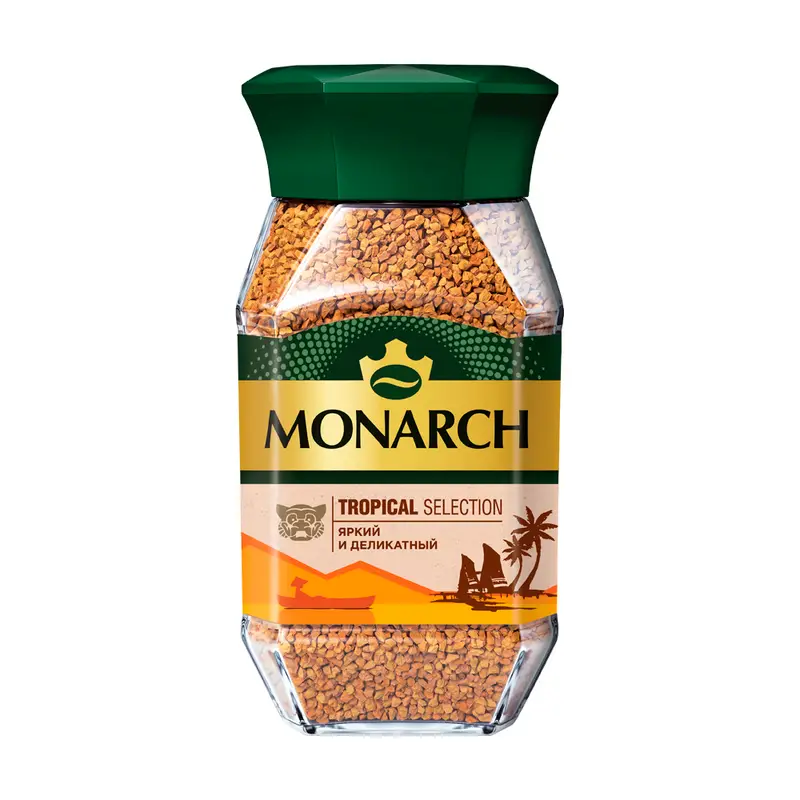 Кофе натуральный растворимый "Tropical Selection", Monarch, 90 г