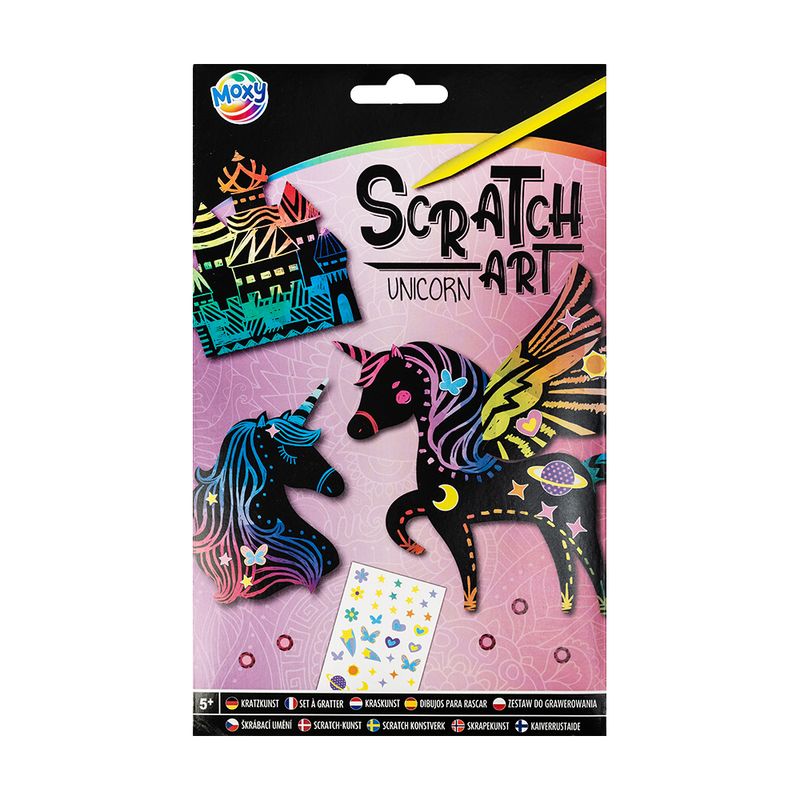 Набор "Scratch Art", 4 листа