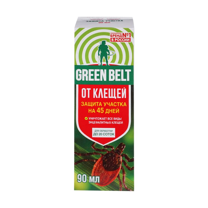 Средство от клещей, Green belt, 90 мл