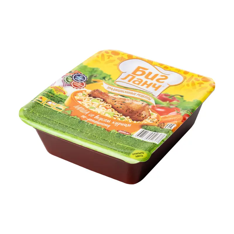 Лапша, Биг Ланч, с курицей, 90 г
