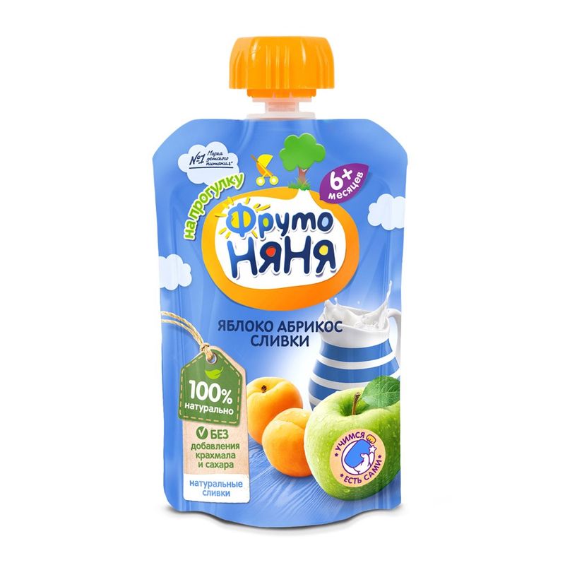 Пюре ФрутоНяня фрукт 90 г
