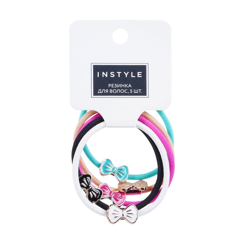 Резинка для волос, INSTYLE, 5 шт., в ассортименте