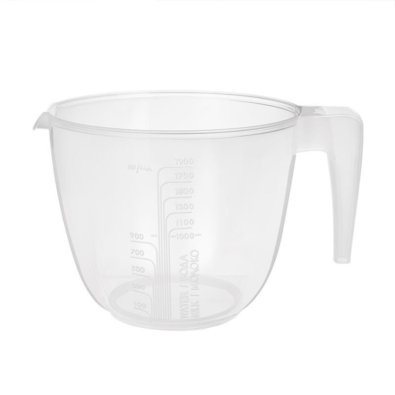 Ёмкость для миксера мерная с крышкой, PLAST TEAM, 1,9 л, в ассортименте