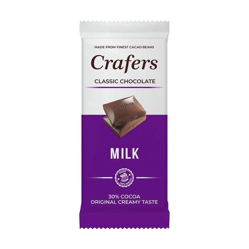 Молочный шоколад, Crafers, 90 г