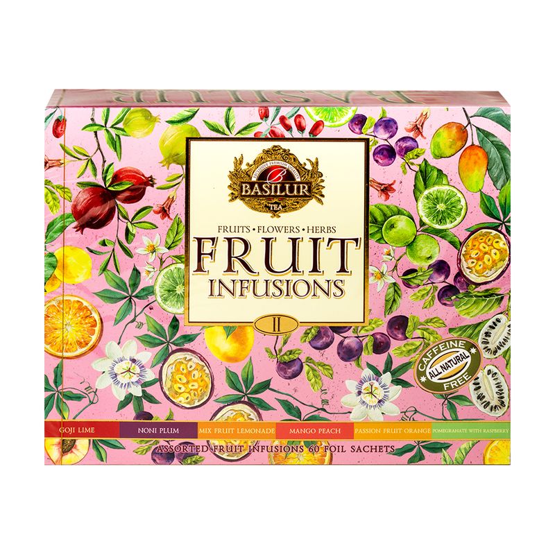 Фруктовый чай пакетированный FRUIT INFUSIONS Vol II Assorted, 60 шт.