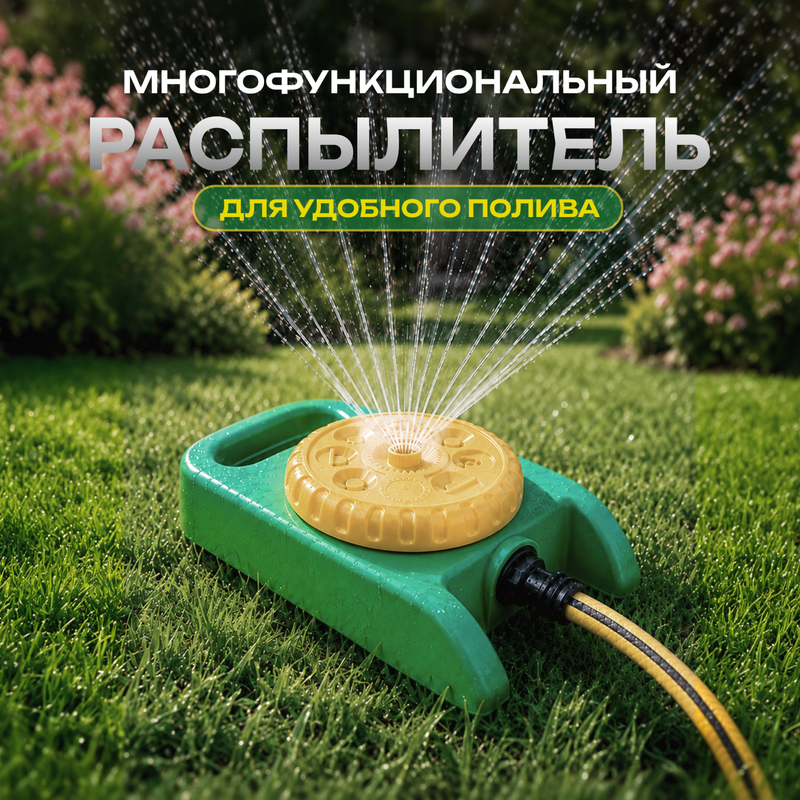 Распылитель многофункциональный садовый, GreenArt, 8 режимов полива