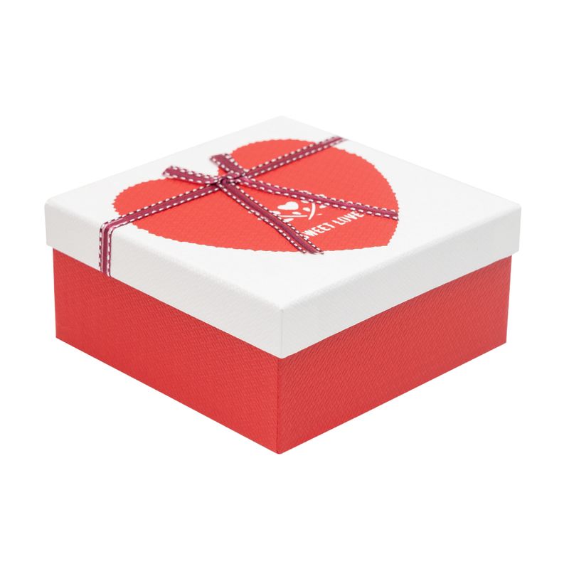 Коробка подарочная, With Love, 15х15х7 см, в ассортименте