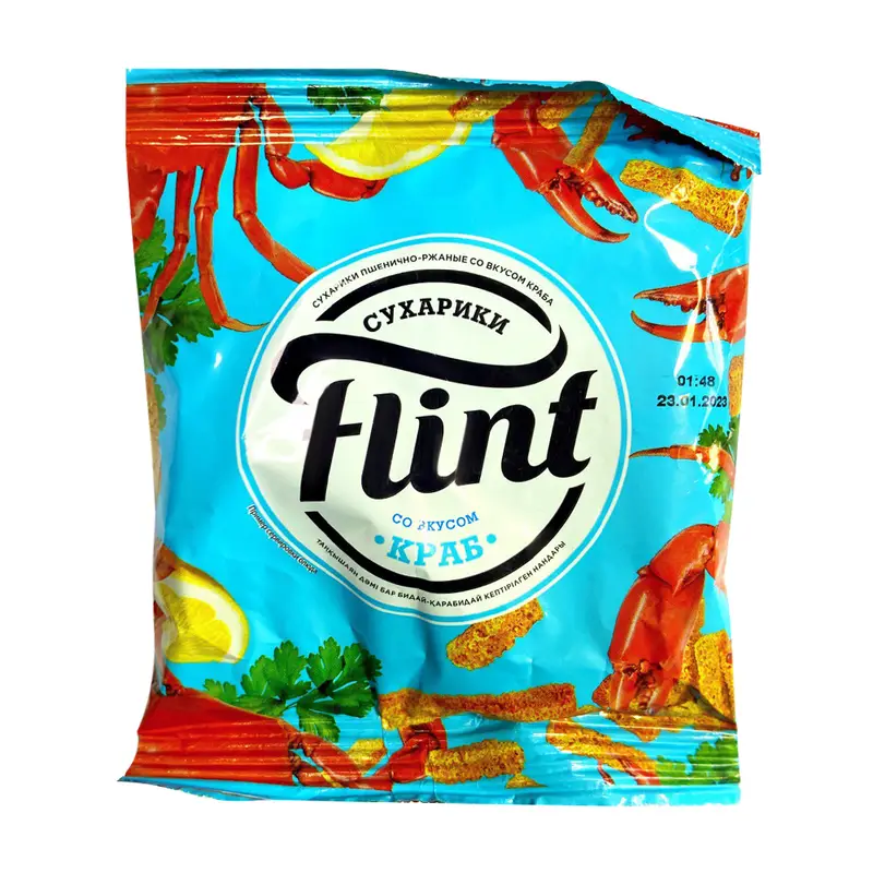 Сухарики ржано-пшеничные, Flint, 60 г, в ассортименте