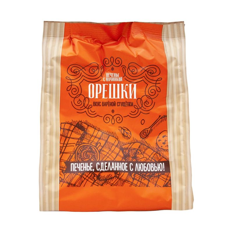 Печенье "Орешки" с варёной сгущенкой, 300 г