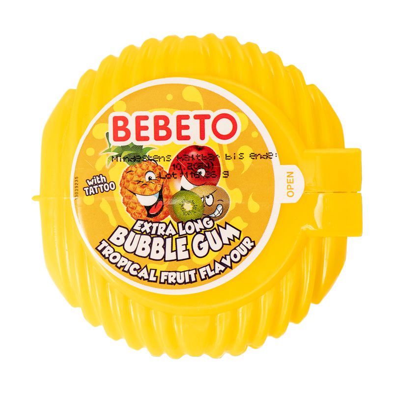 Жевательная резинка, Bebeto, с татуировкой, 36 г
