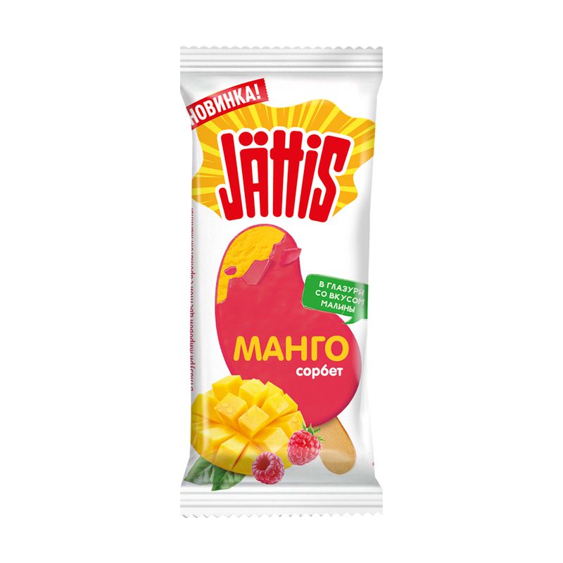Сорбет, Jättis, манго, 70 г