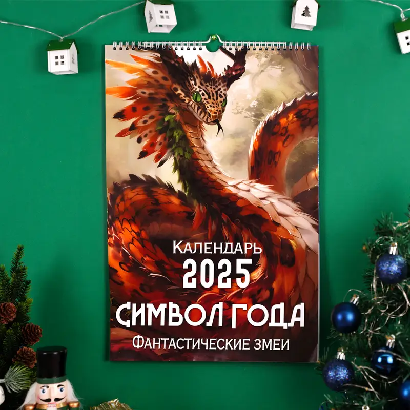 Календарь на спирали на 2025 год, в ассортименте