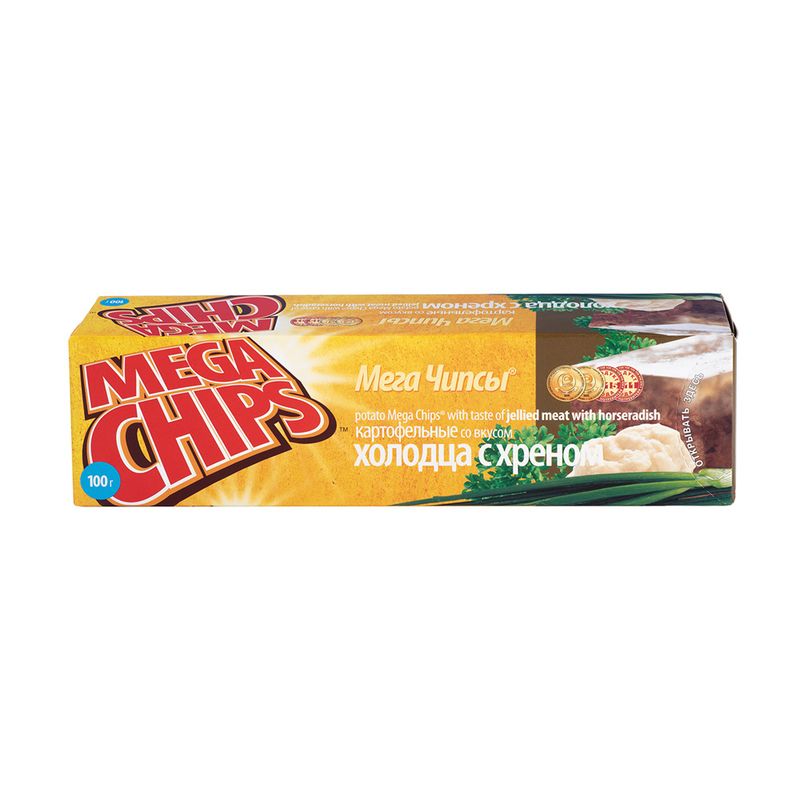 Мегачипсы картофельные, Megachips, 100 г, в ассортименте
