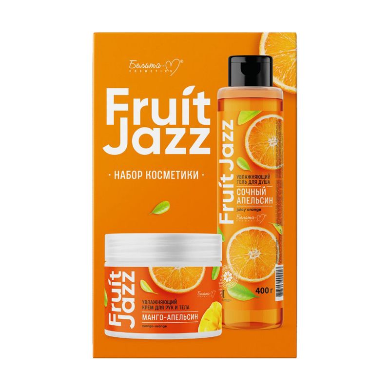 Набор косметики "Fruit Jazz", Белита-М, крем для рук и гель для душа
