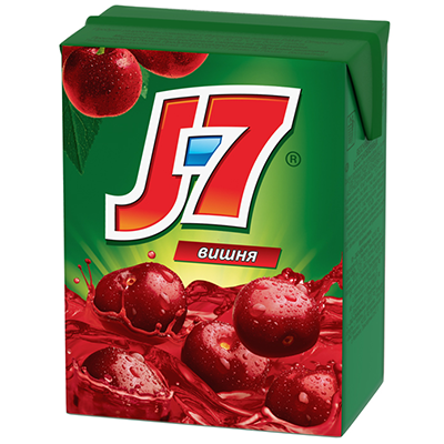 Сок "J7" вишня, 0,2 л