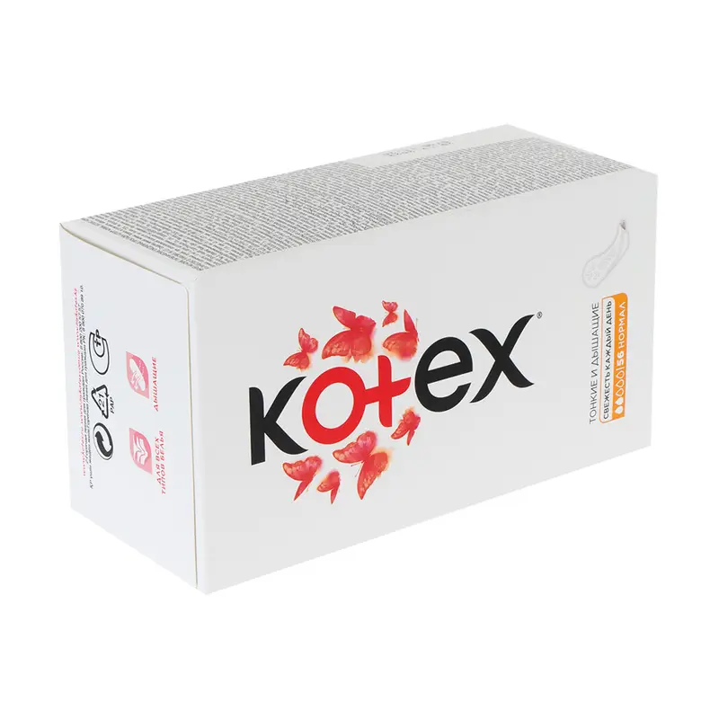 Ежедневные прокладки "Нормал", Kotex, 56 шт.