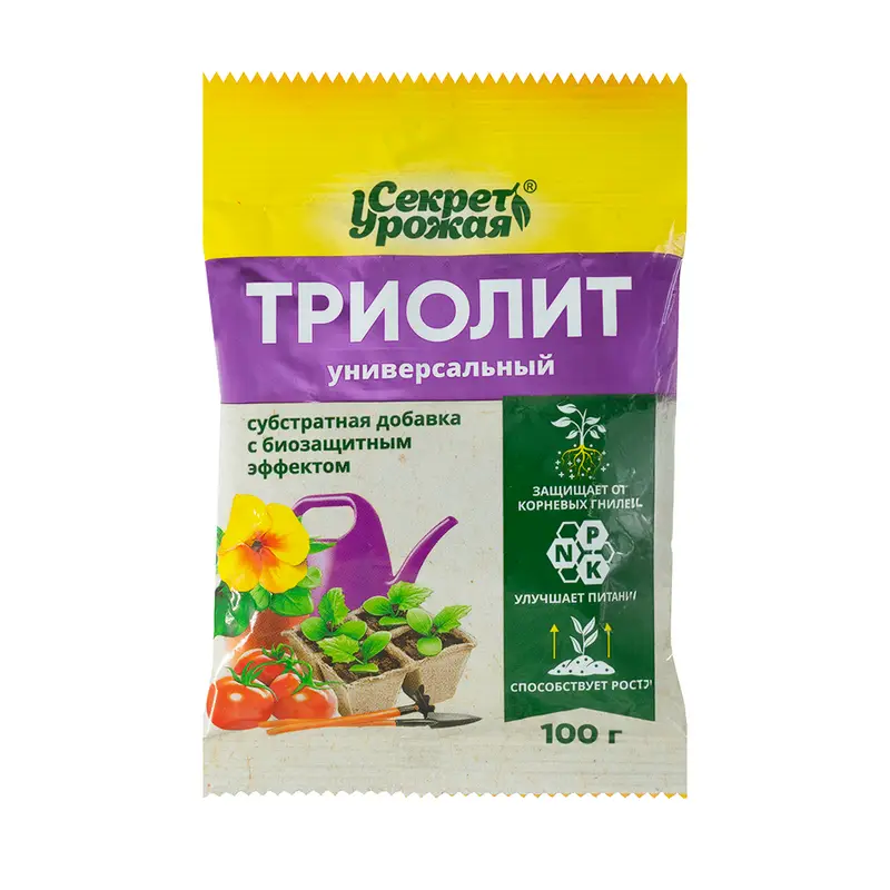 Субстратная добавка "Триолит универсальный", Секрет урожая, 100 г