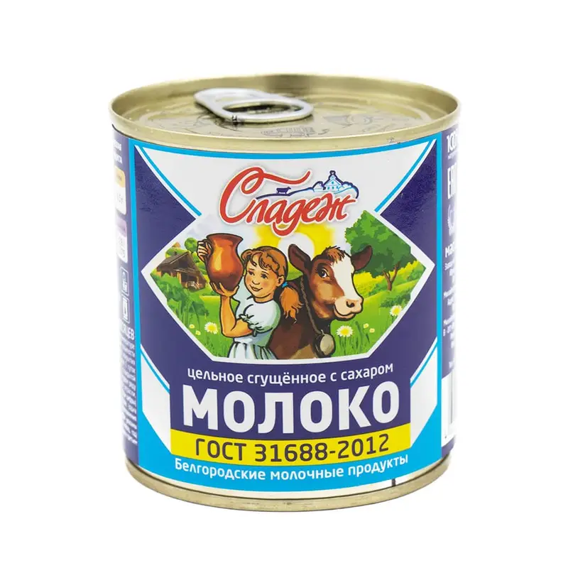 Молоко сгущенное с сахаром, 380 г