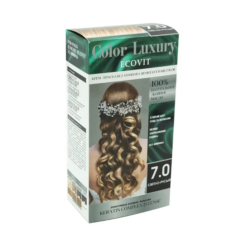 Крем-краска для волос "Color Luxury", ECOVIT, в ассортименте
