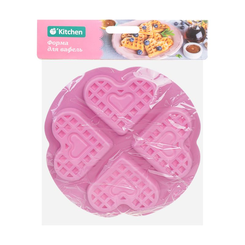 Форма для вафель, O`Kitchen, в ассортименте