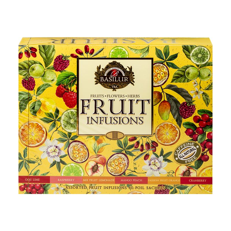 Фруктовый чай пакетированный FRUIT INFUSIONS Vol II Assorted, 60 шт.