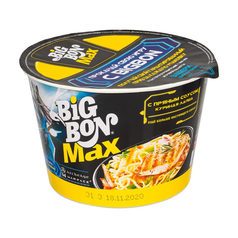 Лапша, Big Bon, 95 г, в ассортименте