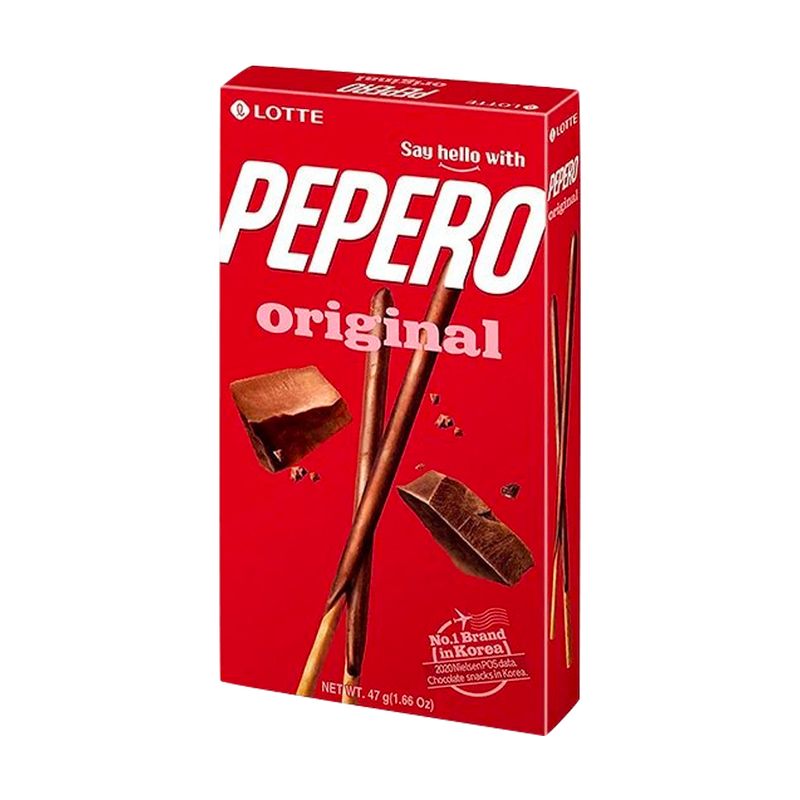 Соломка в шоколадной глазури, Pepero Original, 47 г