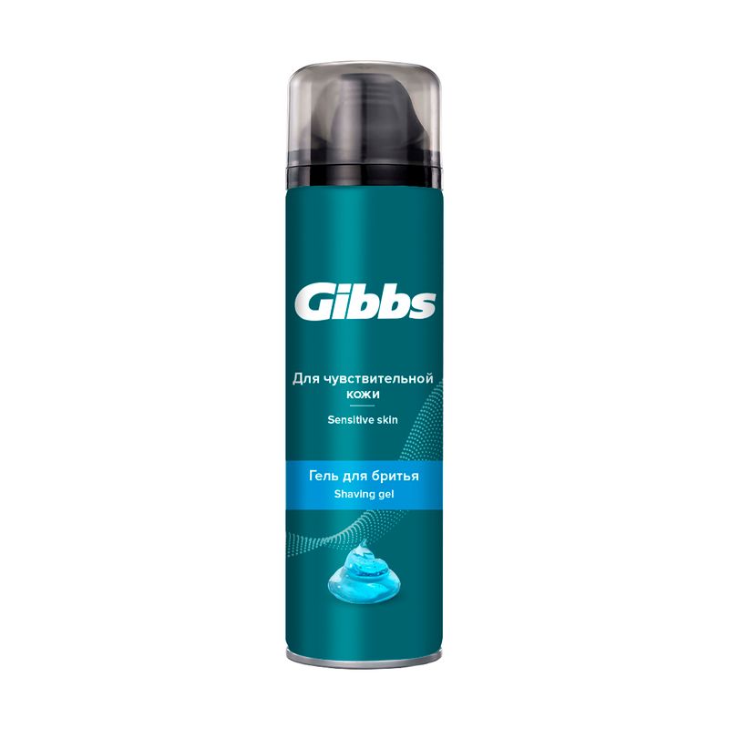 Гель для бритья, GIBBS, 200 мл, в ассортименте