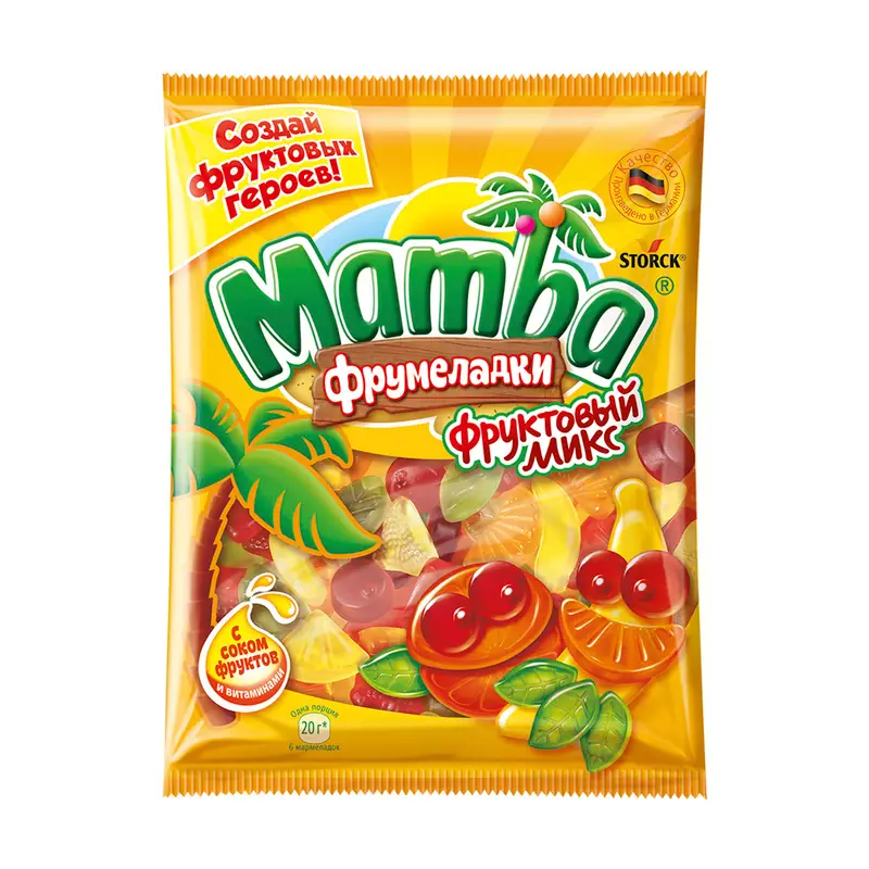 Мармелад жевательный "Фрумеладки", Mamba, 140 г