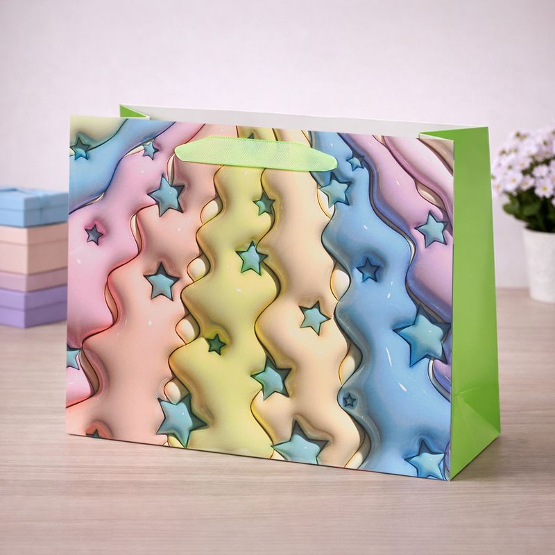 Пакет подарочный "Памп", Party, 25х9,5х20 см, в ассортименте