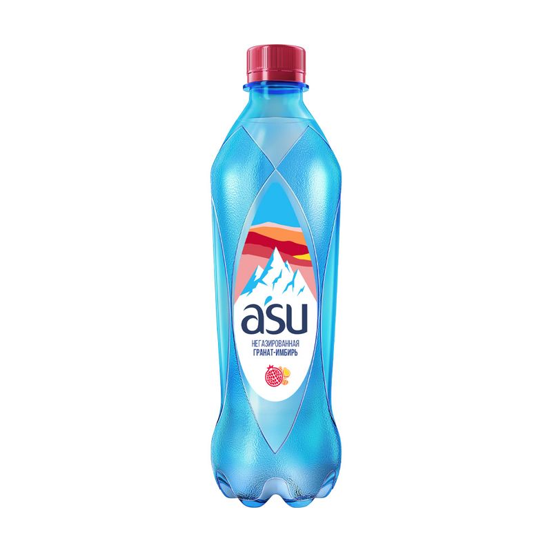 Вода, A'SU, 0,5 л, с фруктовым вкусом, в ассортименте