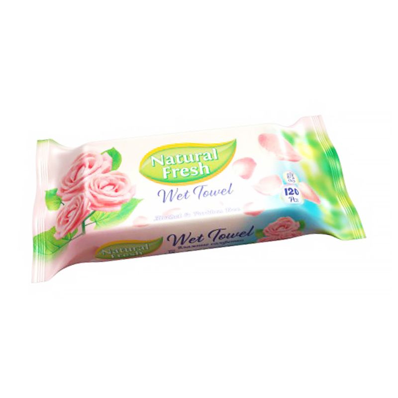 Влажные полотенца, Natural Fresh, 120 шт.