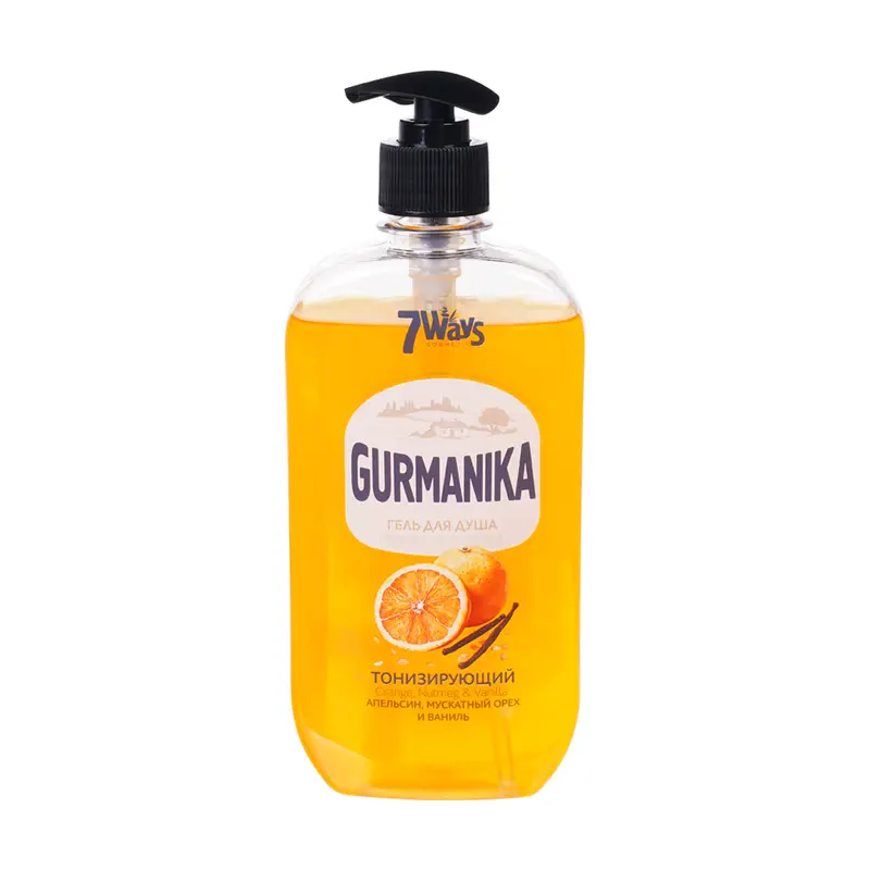 Гель для душа "GURMANIKA", 7 Ways cosmetic, 450 мл, в ассортименте