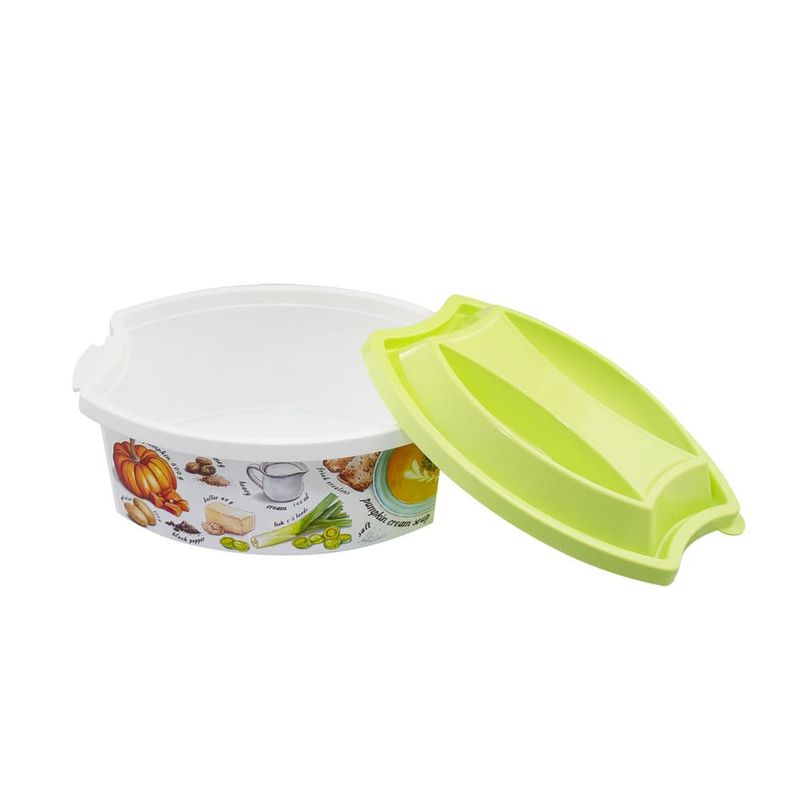 Емкость для продуктов с декором, Phibo, 1,9 л, в ассортименте