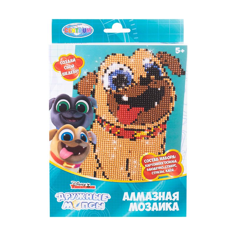 Картинка из алмазной мозаики, 20х15 см, в ассортименте