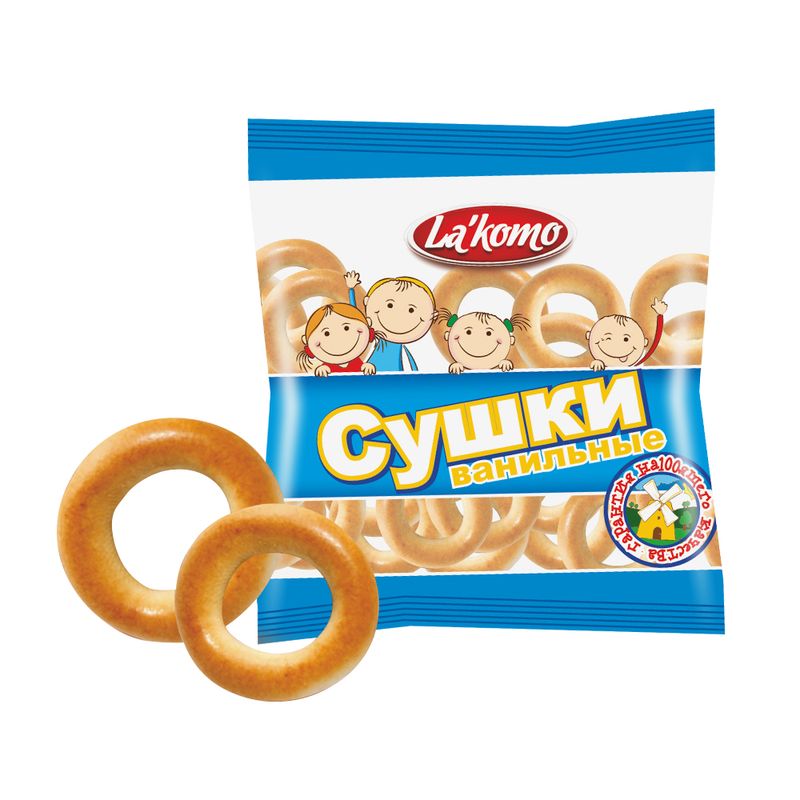 Сушки ванильные, La'komo, 200 г