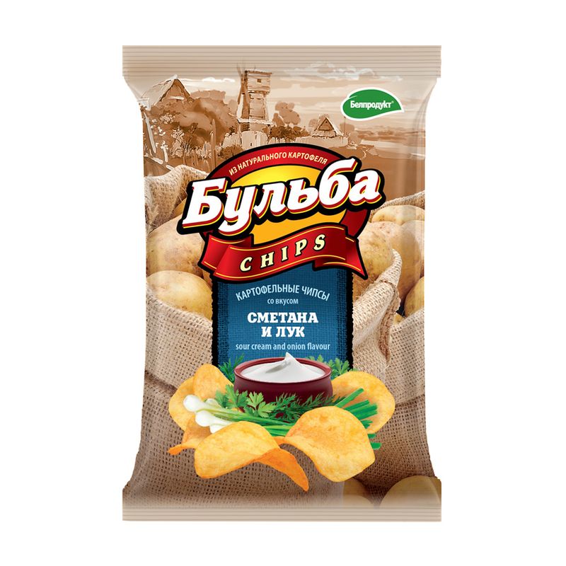 Чипсы картофельные "Бульба chips", 75 г, в ассортименте