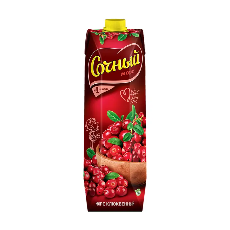 Морс клюквенный "Сочный", 1 л